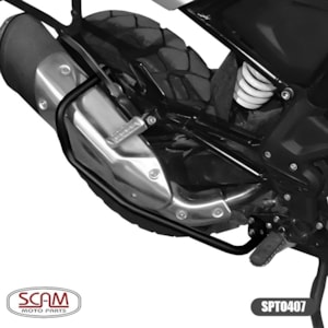 PROTETOR ESCAPAMENTO SCAM BMW G 310GS 2018- PRETO