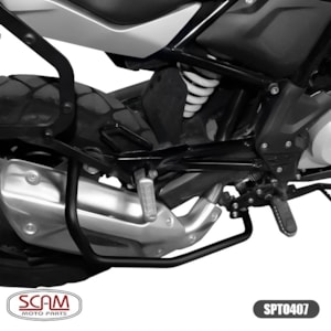 PROTETOR ESCAPAMENTO SCAM BMW G 310GS 2018- PRETO