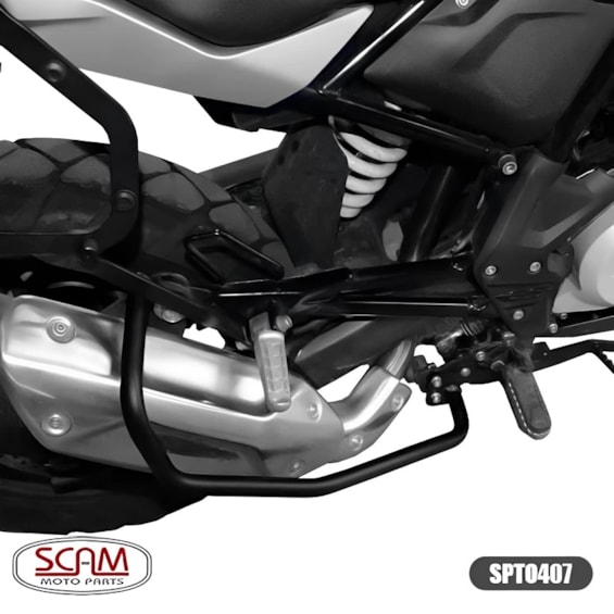 PROTETOR ESCAPAMENTO SCAM BMW G 310GS 2018- PRETO