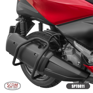 PROTETOR ESCAPAMENTO SCAM XMAX 250 2021- 2025- PRETO