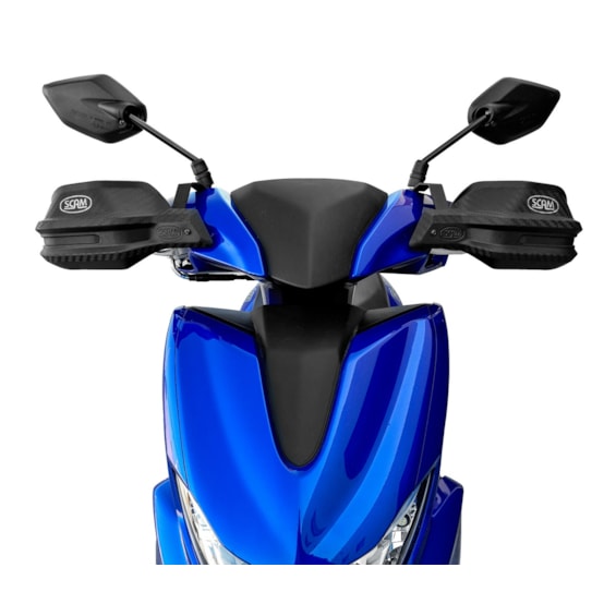 PROTETOR MAO SCAM YAMAHA FLUO 125 2023 PRETO