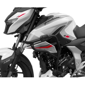 PROTETOR MOTOR E CARENAGEM SCAM BAJAJ PULSAR N 150 2026- C/ PEDALEIRA PRETO