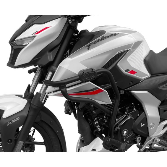 PROTETOR MOTOR E CARENAGEM SCAM BAJAJ PULSAR N 150 2026- C/ PEDALEIRA PRETO