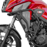 Protetor Motor e Carenagem SCAM CB 500X 2013+ Preto C/ Pedaleira