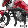 PROTETOR MOTOR E CARENAGEM SCAM CG 160 / TITAN 160 2025- PRETO