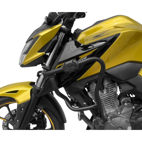 PROTETOR MOTOR E CARENAGEM SCAM HONDA CB 300F TWISTER 2023 C/ PEDALEIRA (MOD PRO)