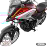 PROTETOR MOTOR E CARENAGEM SCAM HONDA NC700X 2013 - NC750X 2013 A 2021 COM PEDALEIRA