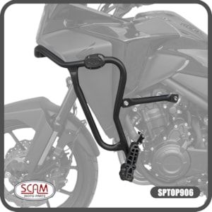 PROTETOR MOTOR E CARENAGEM SCAM HONDA NX 500 2026- C/ PEDALEIRA