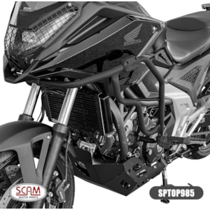 PROTETOR MOTOR E CARENAGEM SCAM HONDA PRO NC 700X / NC 750X 2026- PRETO