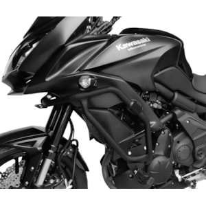 PROTETOR MOTOR E CARENAGEM SCAM KAWASAKI VERSYS 650 2015- C/ PEDALEIRA CROMADO