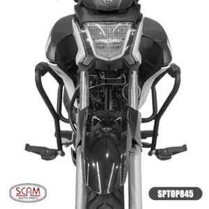 PROTETOR MOTOR E CARENAGEM SCAM YAMAHA FACTOR 150 2016- / FAZER 150 2014- C/ PEDALEIRA