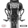 PROTETOR MOTOR E CARENAGEM SCAM YAMAHA FACTOR 150 2016- / FAZER 150 2014- C/ PEDALEIRA
