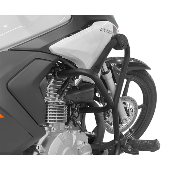 PROTETOR MOTOR E CARENAGEM SCAM YAMAHA FACTOR 150 2016- / FAZER 150 2014- C/ PEDALEIRA