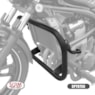 PROTETOR MOTOR SCAM KAWASAKI VULCAN 650 2015- PRETO