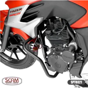 PROTETOR MOTOR SCAM YAMAHA FAZER 250 2018- PRETO