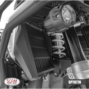 PROTETOR RADIADOR SCAM BMW R 1300GS 2024 - PRETO/