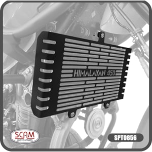 PROTETOR RADIADOR SCAM ROYAL ENFIELD HIMALAYAN 450 2025- PRETO