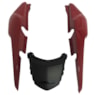 RABETA COMPLETA 3PCS FAN 160 17-18 VERMELHO GUARAU (PLASMOTO)
