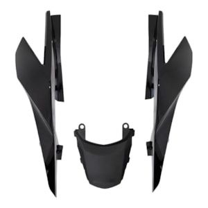 RABETA COMPLETA 3PCS TITAN 160 22-23 CINZA EMBARE METALICO