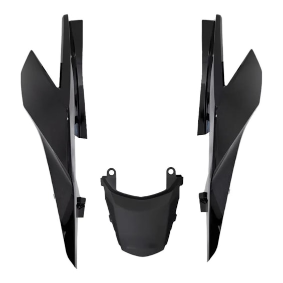 RABETA COMPLETA 3PCS TITAN 160 22-23 CINZA EMBARE METALICO