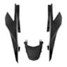 RABETA COMPLETA 3PCS TITAN 160 22-23 CINZA EMBARE METALICO