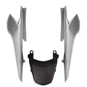 RABETA COMPLETA 3PCS TITAN 160 22-23 PRATA IBIUNA METALICO
