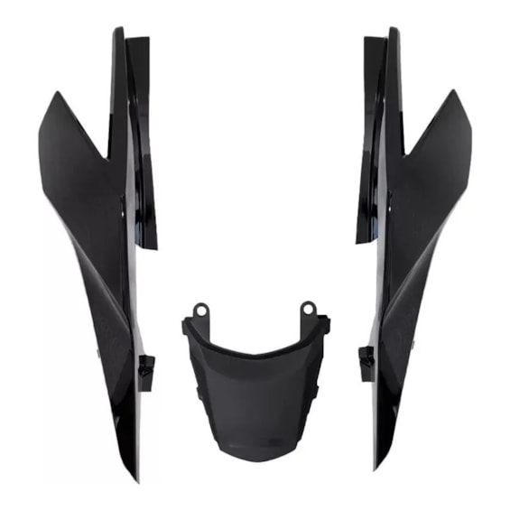 RABETA COMPLETA 3PCS TITAN 160 22-24 PRETO (PLASMOTO)