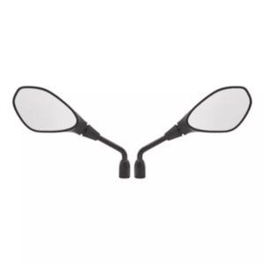 RETROVISOR BMW GS 650 PRETO GIRO 360 O PAR ROSCA HONDA (RVG)