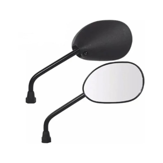 RETROVISOR BROS 150 09 E/D / BIZ 125 / POP 100 GVS HASTE PRETA LADO DIREITO