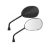 RETROVISOR BROS 150 09 E/D / BIZ 125 / POP 100 GVS HASTE PRETA LADO DIREITO