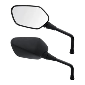 RETROVISOR CB 300 MODELO 2011 ESQUERDO LENTE PRATA - 2972