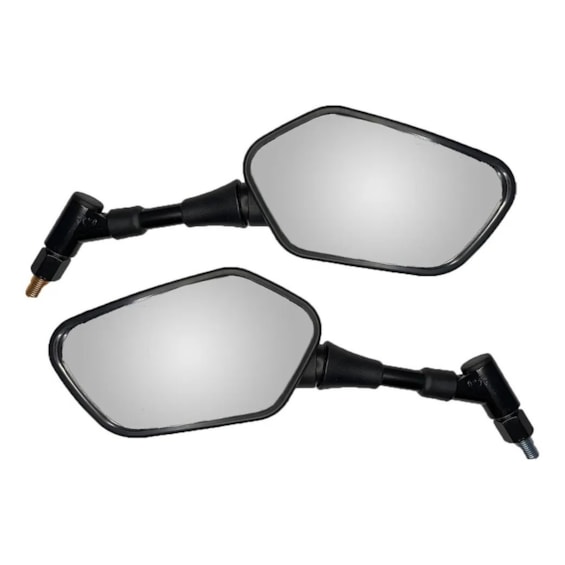 Retrovisor CB 300 Modelo 2011 Giro 360 o PAR Rosca Honda (GVS) Lente Convexa - 4208