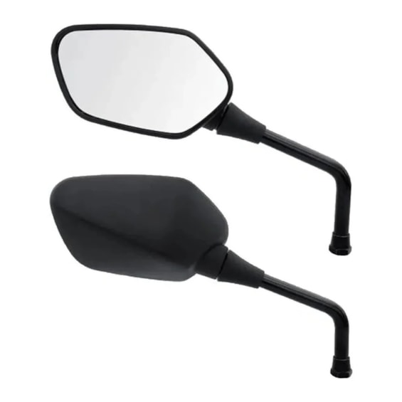 RETROVISOR CB 300R 2011-2015 LENTE PLANA PRATA H L/D CADA (GVS)
