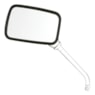 RETROVISOR CBX 200 STRADA / CBX 250 TWISTER CROMADO LENTE PLANA PRATA H/D (GVS)