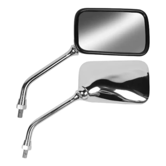 RETROVISOR CBX 200 / TWISTER / CB 300 / FALCON CROMADO LADO DIREITO