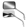 RETROVISOR CBX 200 / TWISTER / CB 300 / FALCON CROMADO LADO ESQUERDO