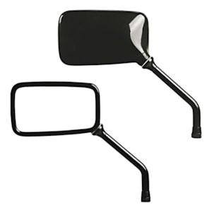 RETROVISOR CBX 200 / TWISTER / CB 300 / FALCON PRETO LADO ESQUERDO