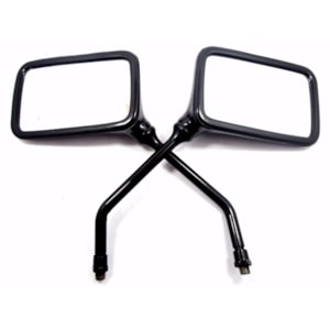 RETROVISOR CBX 200 / TWISTER PRETO GIRO 360 ROSCA HONDA (GVS)