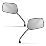 RETROVISOR DESIGN TITAN 2000 LENTE PLANA PRATA H/D