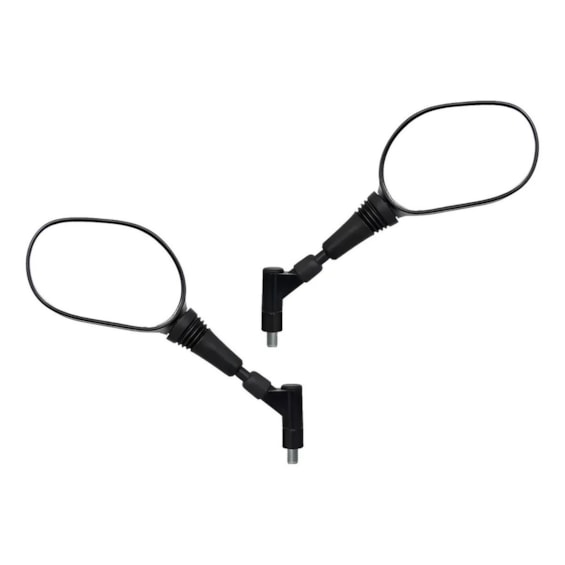 RETROVISOR DESIGN XT 660R GIRO 360° LENTE CONVEXA PRATA H/E