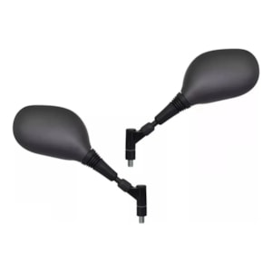 RETROVISOR DESIGN XT 660R GIRO 360° LENTE CONVEXA PRATA H/E