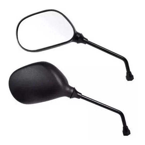 RETROVISOR DESIGN YBR 125 00-08 / YBR 125 FACTOR 09-16 LENTE PLANA