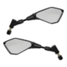 RETROVISOR DESIGN Z400 GIRO 360° LENTE PLANA PRATA (PAR)