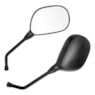 RETROVISOR FAZER 250 / LANDER 250 HASTE PRETA LENTE PRATA LADO ESQ. (3
