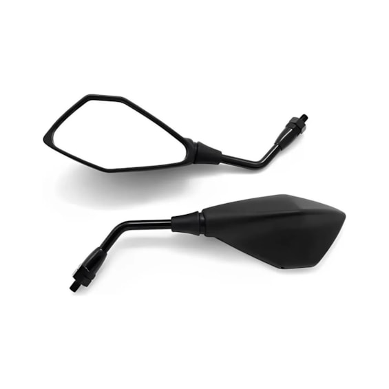 RETROVISOR KAWASAKI Z400 PRATA ROSCA HONDA (GVS) O PAR