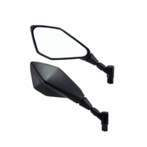 RETROVISOR KAWASAKI Z400 PRETO GIRO 360 ROSCA YAMAHA (GVS) O PAR