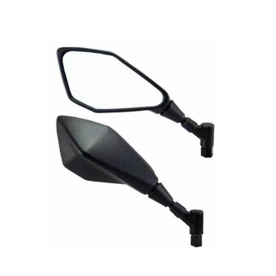 RETROVISOR KAWASAKI Z400 PRETO GIRO 360 ROSCA YAMAHA (GVS) O PAR