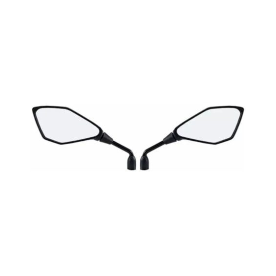 RETROVISOR KAWASAKI Z400 PRETO ROSCA YAMAHA (GVS) O PAR