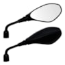 RETROVISOR MINI BMW GS 650 PRETO DIREITO ROSCA YAMAHA (GVS)