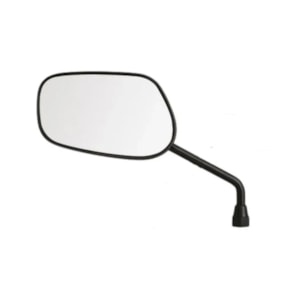 RETROVISOR MINI DESIGN TITAN 150 2005 / 2008 LENTE PLANA PRATA H/E